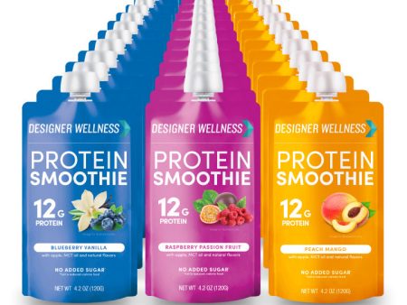 Protein Smoothie Super Fruit Variety - 36 Pack Supply