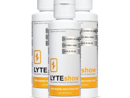 3-Pack of LyteShow 4 oz. Bottles (120 Servings) Supply