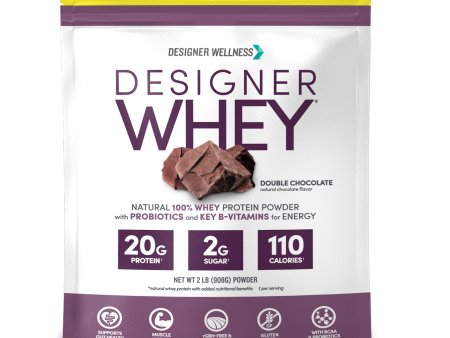 Double Chocolate Designer Whey 2 lb : 100% Whey Protein Powder - Designer Protein® Cheap