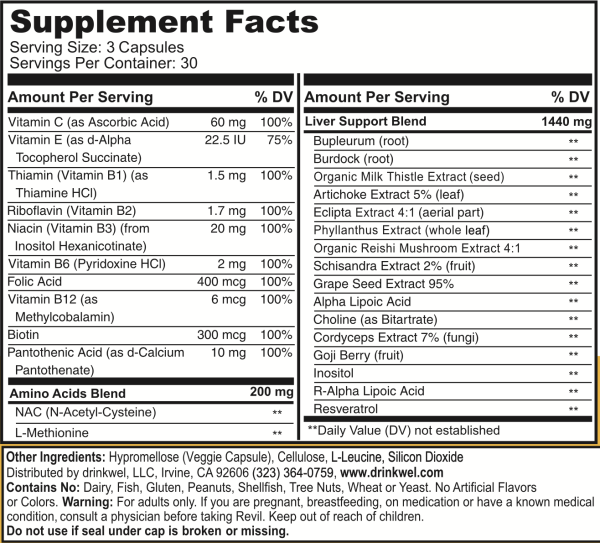 Revil For Serious Liver Support & Liver Detox Online