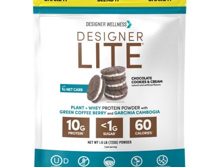 Designer Lite Cookies and Cream 1.6 lb | Designer Protein® Hot on Sale