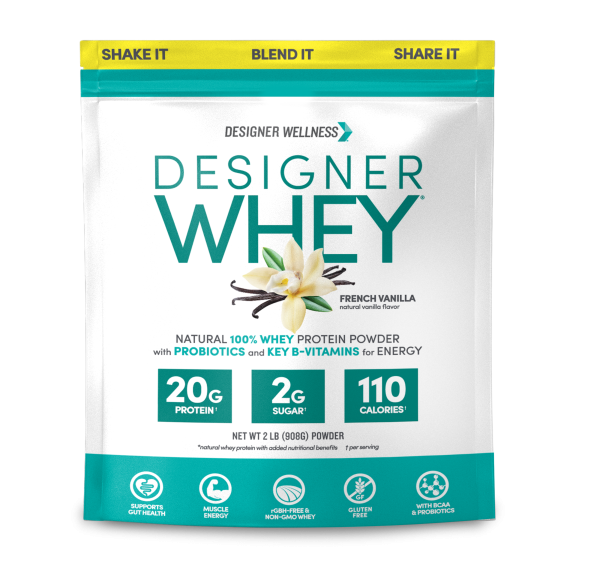 Vanilla Designer Whey 2 lb : 100% Whey Protein Powder- Designer Protein ® Cheap