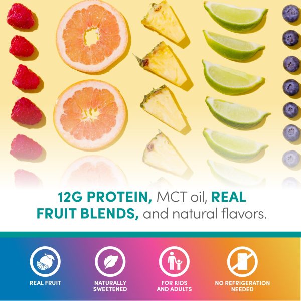 Protein Smoothie Super Fruit Variety - 36 Pack Supply