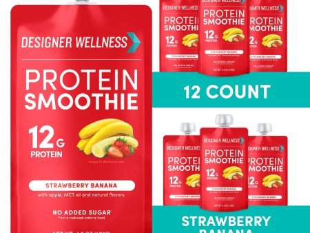 Protein Smoothie - Strawberry Banana 12 pack Fashion