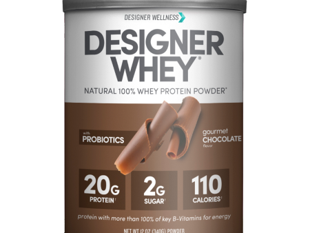 Chocolate Designer Whey 12 oz : 100% Whey Protein Powder | Designer Protein® Fashion