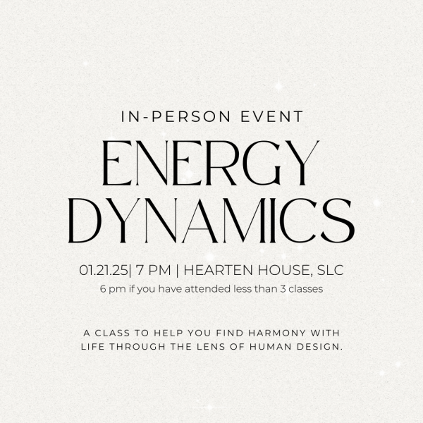 01.21.25: Energy Dynamics- Using Human Design to live a more aligned life on Sale