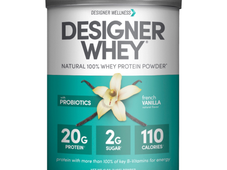 Vanilla Designer Whey 12 oz : 100% Whey Protein Powder- Designer Protein ® on Sale