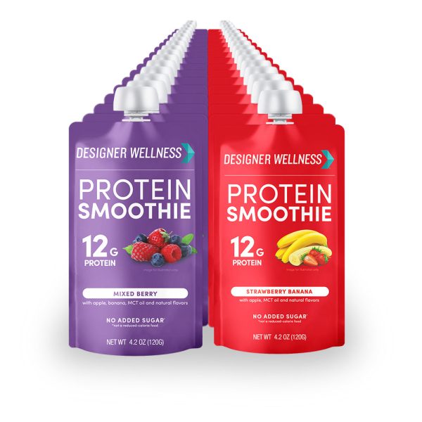 Protein Smoothie - Strawberry Banana and  Mixed Berry 24 pack Discount