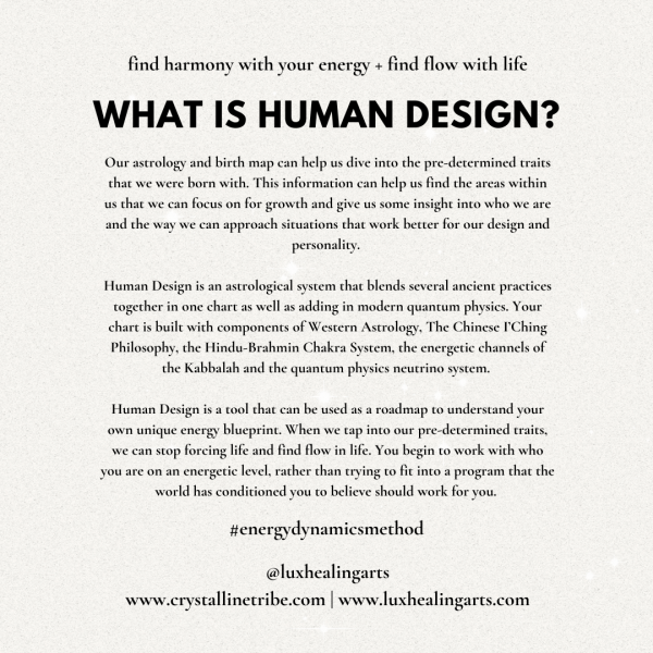 01.21.25: Energy Dynamics- Using Human Design to live a more aligned life on Sale