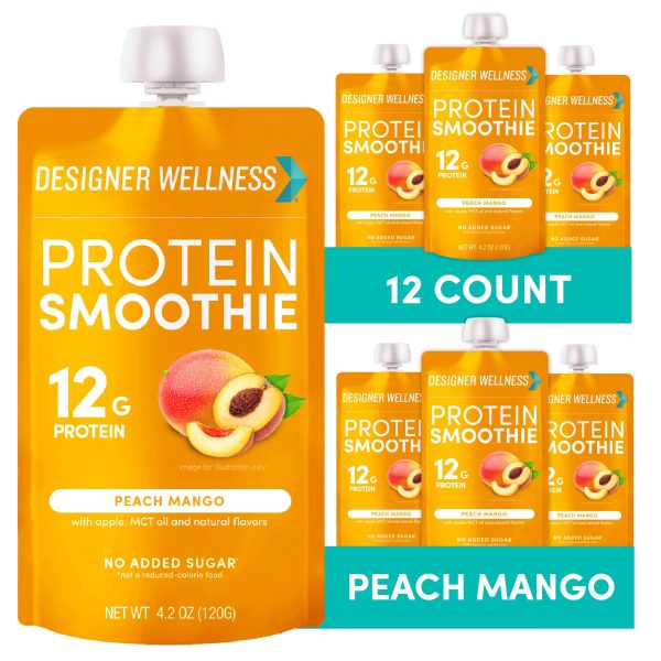 Protein Smoothie - Peach Mango 12 pack Hot on Sale