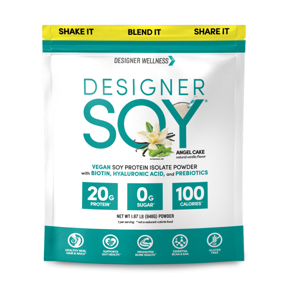 Designer Soy Protein Powder | Angel Cake Vanilla 1.87 lb Cheap