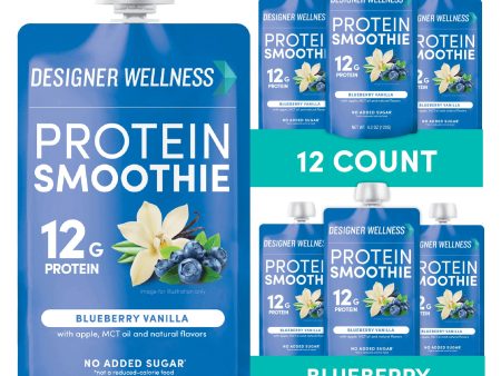 Protein Smoothie - Blueberry Vanilla 12 pack Supply