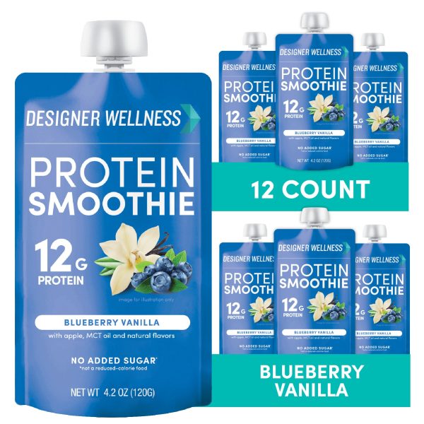 Protein Smoothie - Blueberry Vanilla 12 pack Supply