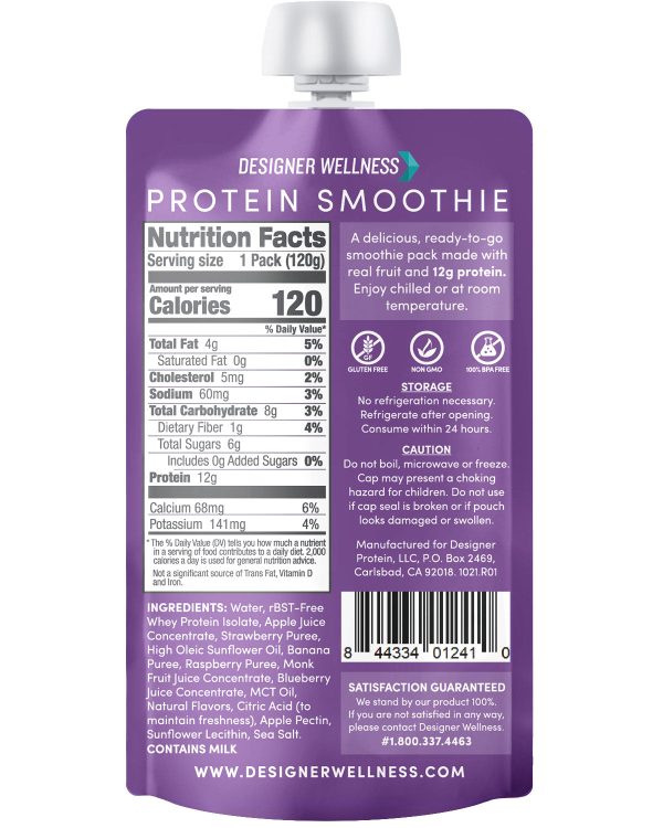 Protein Smoothie - Mixed Berry and Tropical Fruit 24 pack Online Sale