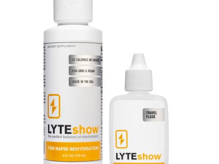 LyteShow 4 oz. Bottle - Electrolyte Concentrate For Rapid Rehydration Online Hot Sale