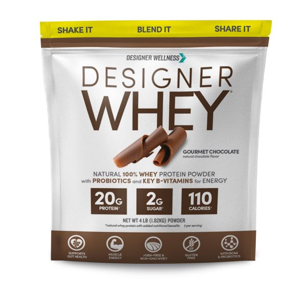 Chocolate Designer Whey 4lb Bag: 100% Whey Protein Powder | Designer Protein® Online Sale