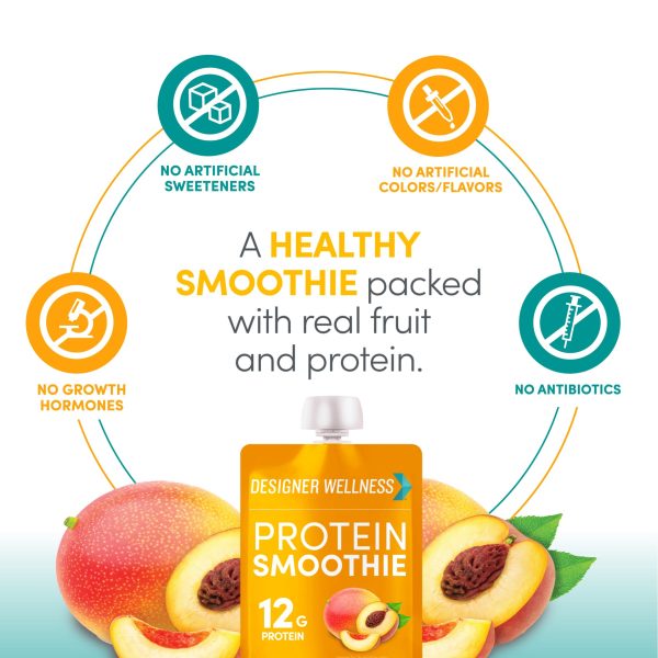 Protein Smoothie - Peach Mango 12 pack Hot on Sale